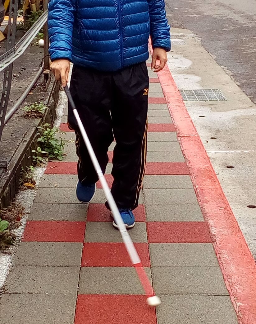 Baston pliabil pentru nevăzători