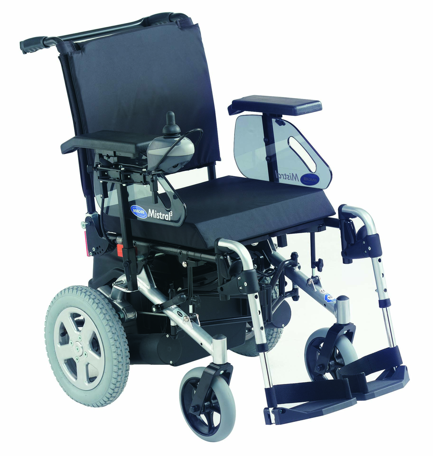 Fotoliu rulant electric Invacare Mistral cu joystick